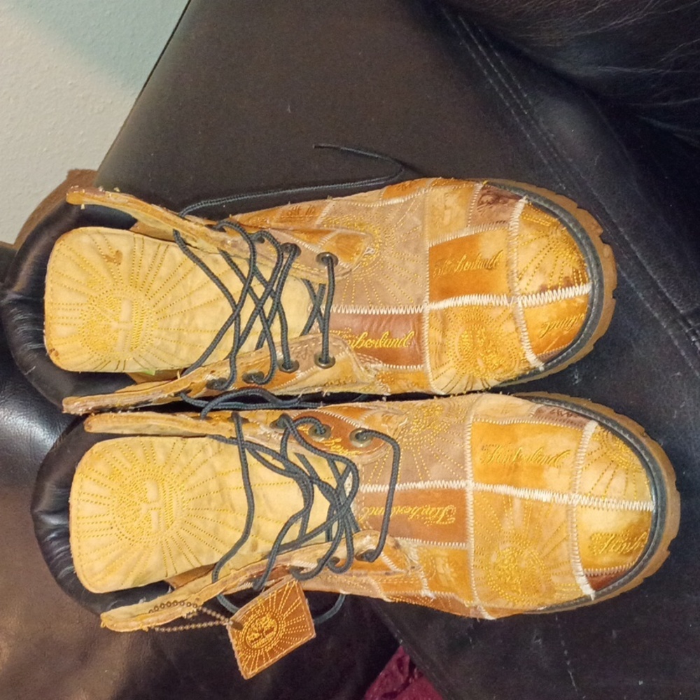 Patchwork Timberland Boots - Picture 2 of 6